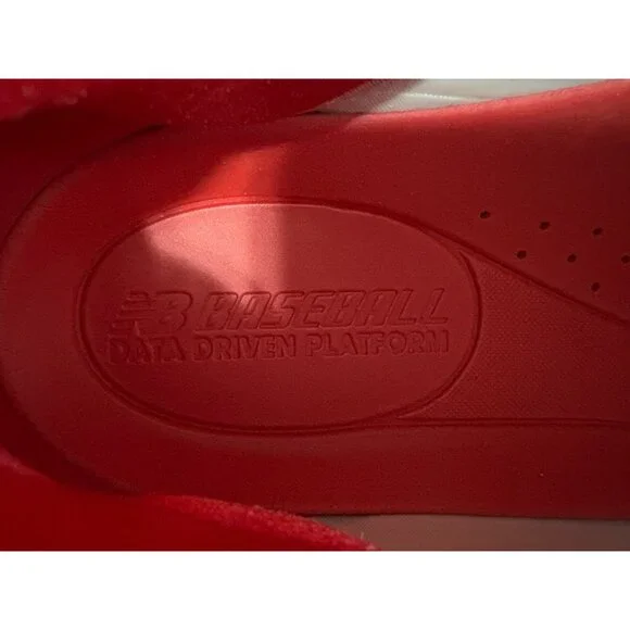New Balance Baseball Cleats L3000TR4 size 17 D color red Brand New - Picture 10 of 13